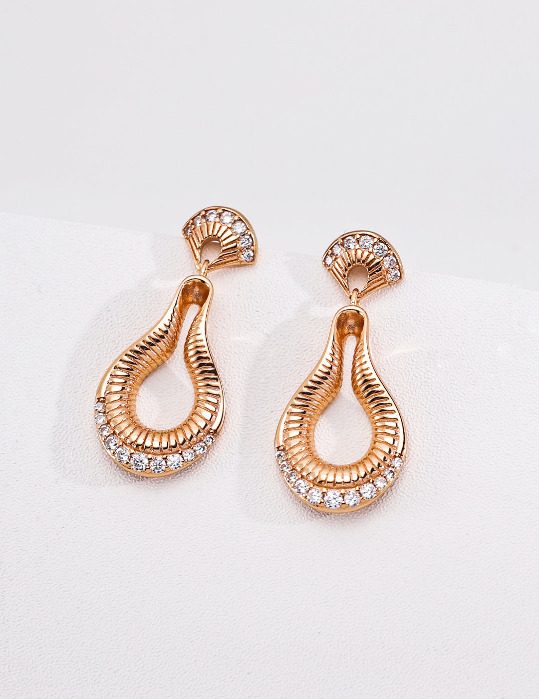 Sparkling Cubic Zirconia Drop Earrings