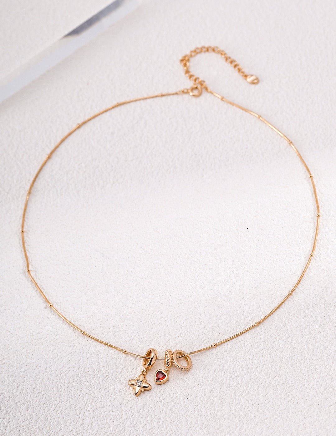 925 Sterling Silver Layered Necklace with Heart & Star Charms | Gold Plated Stackable Pendant | Geometric CZ Jewelry for Womenirconia Jewelry for Women | Vintage Baroque Pearl & Gold Plated Sterling Silver Jewelry | sweetsaga Jewelry Store