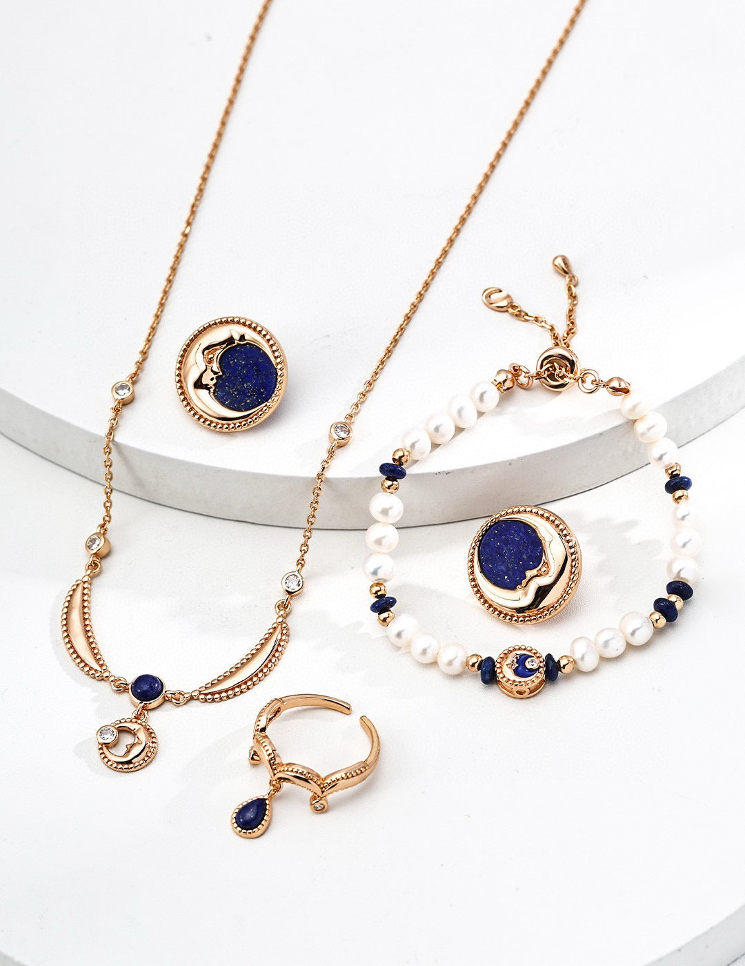 S925 Silver Vintage Lapis Lazuli Earrings · Antique Gold · Natural Gemstone