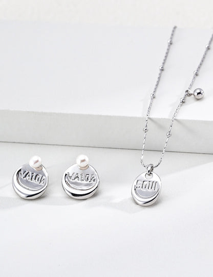 S925 Sterling Silver "Soul" Pendant Necklace — Vintage Gold & Platinum | D0771