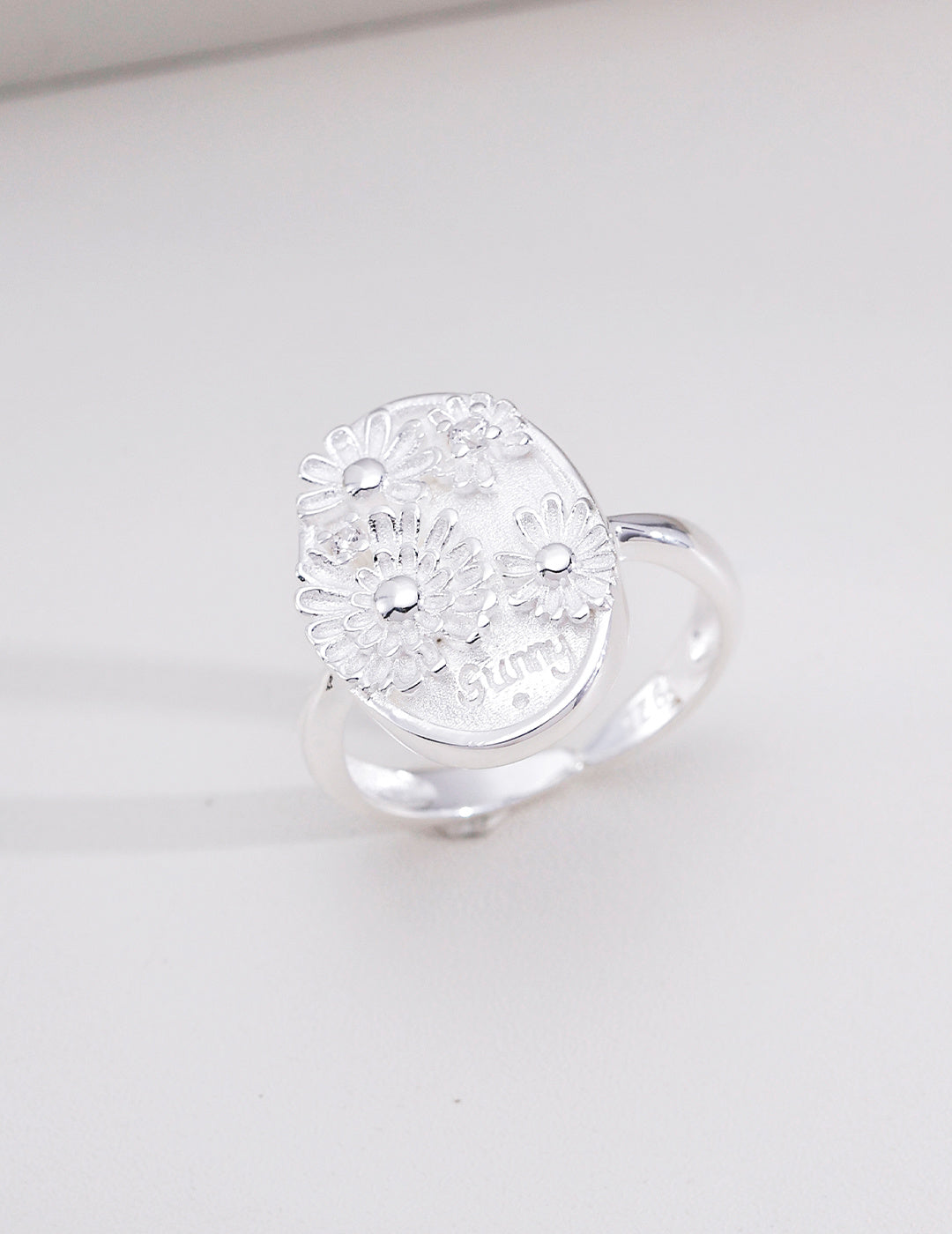 Adjustable Vintage CZ Ring