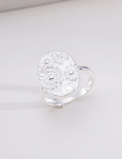 Adjustable Vintage CZ Ring
