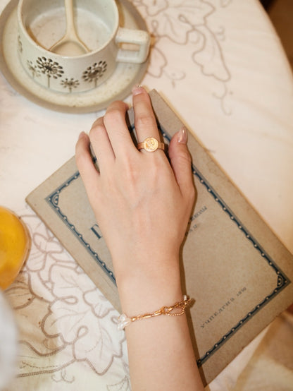 S925 Sterling Silver Vintage Braided Ring | Adjustable Open-End Band with Classic Woven Texture | Retro Ins-Style Stackable Jewelry for Women