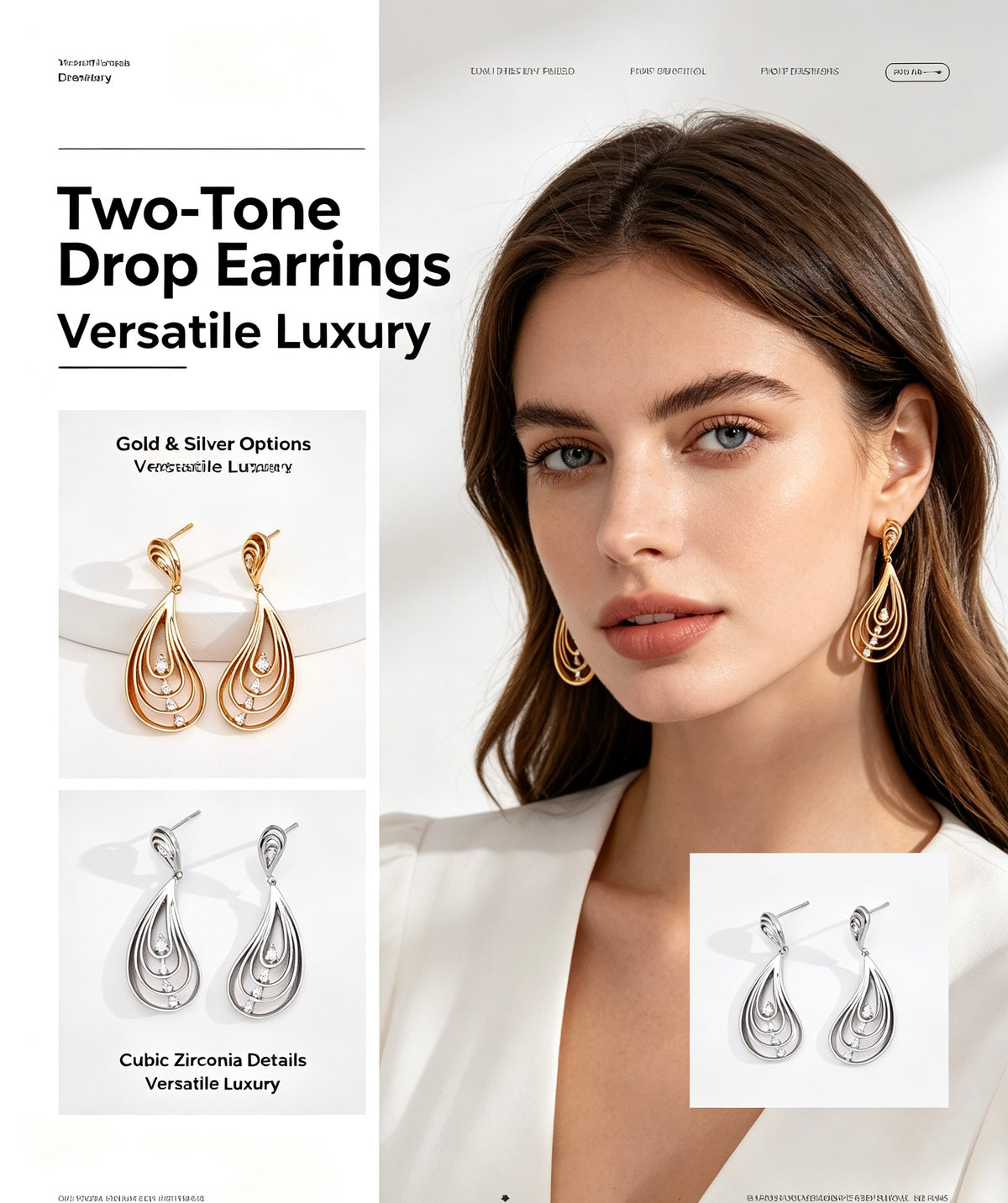 Cocoon to Butterfly Pearl Earrings Pave Cubic Zirconia S925 Silver Drop
