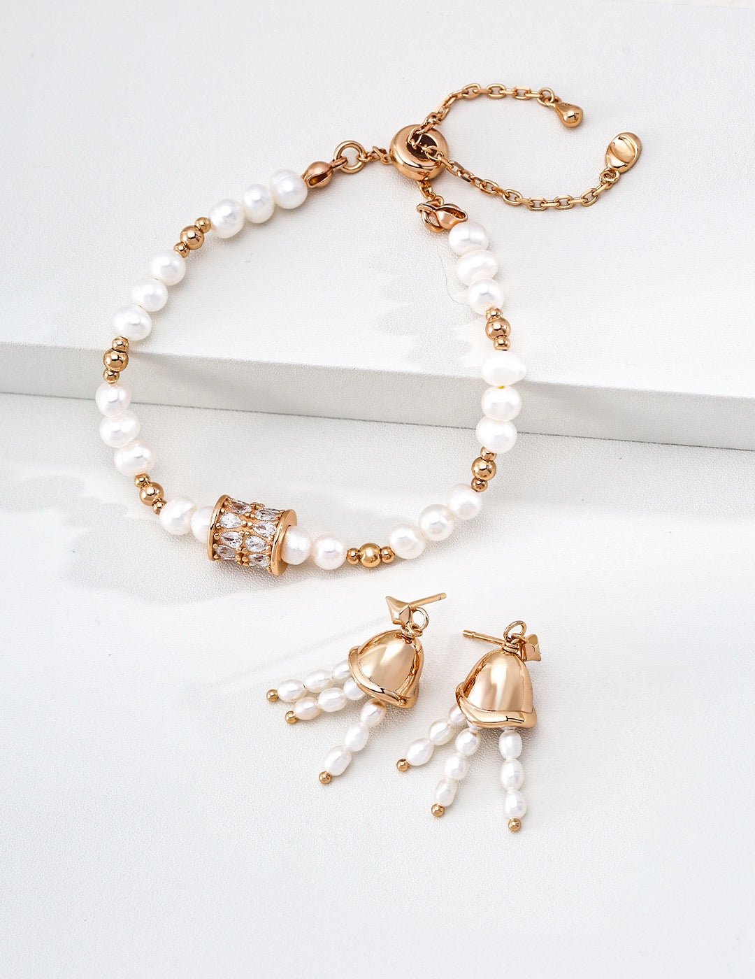Whispering Wind · Pearl Earrings | S925 Silver · Natural Pearl · Vintage Gold & Platinum | Vintage Baroque Pearl & Gold Plated Sterling Silver Jewelry | sweetsaga Jewelry Store